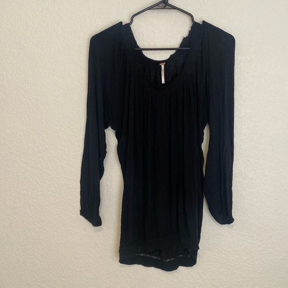 Free People Raw Hem Pullover Top Medium - Picture 1 of 5